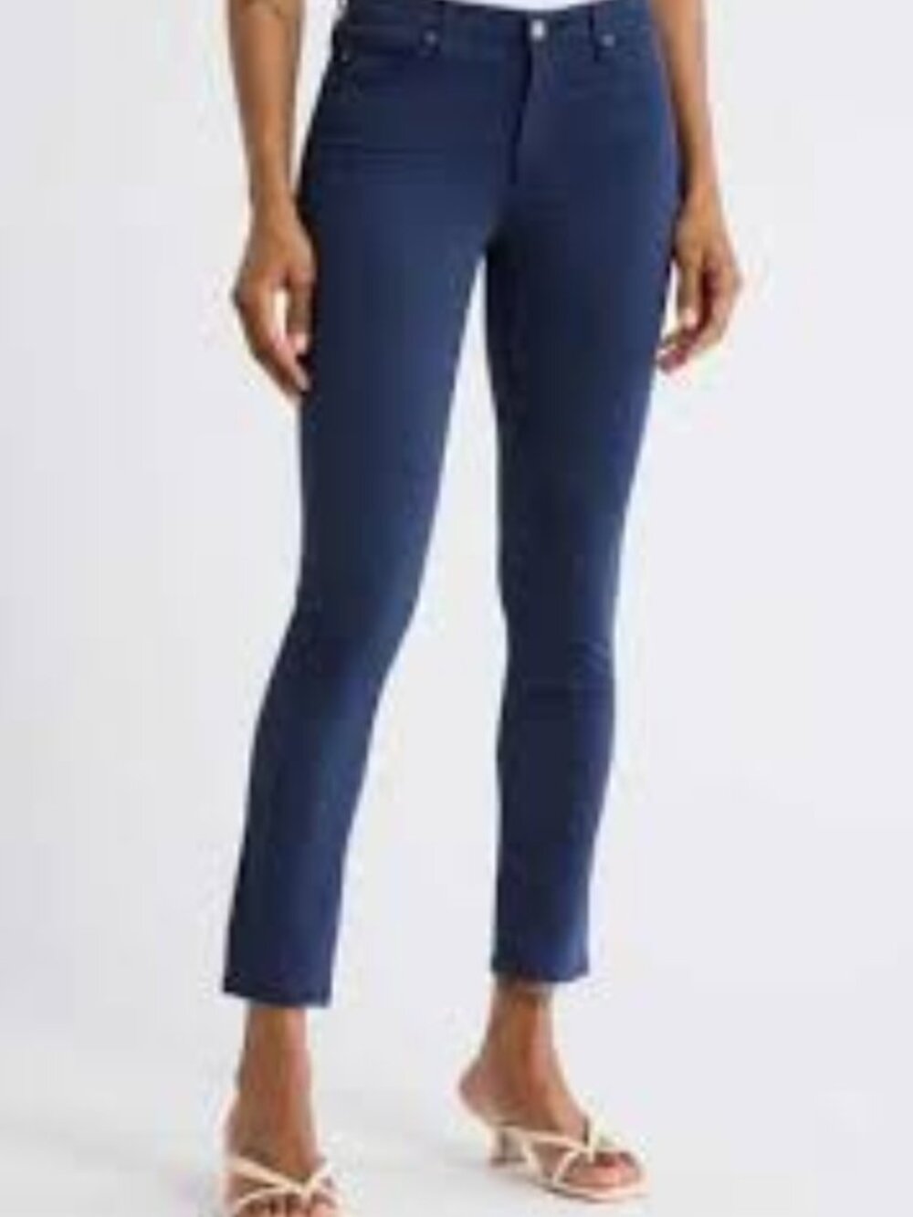 AG Adriano Goldschmied The Prima Cigarette Ankle Pants – Deep Navy – Size 24 (NW